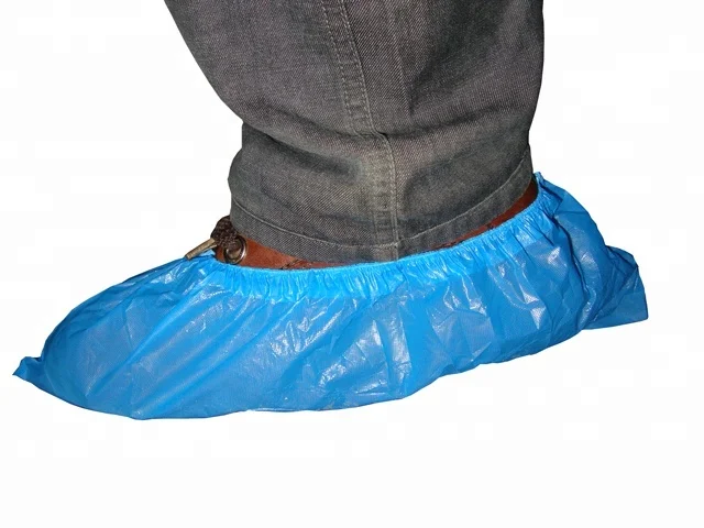 Manual disposable CPE shoe cover