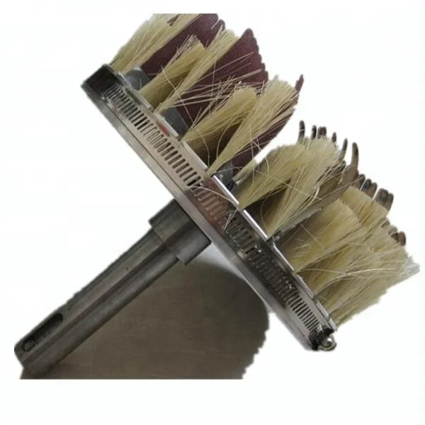 DIsc polishing tampico brush   in handle machine for sanding wood