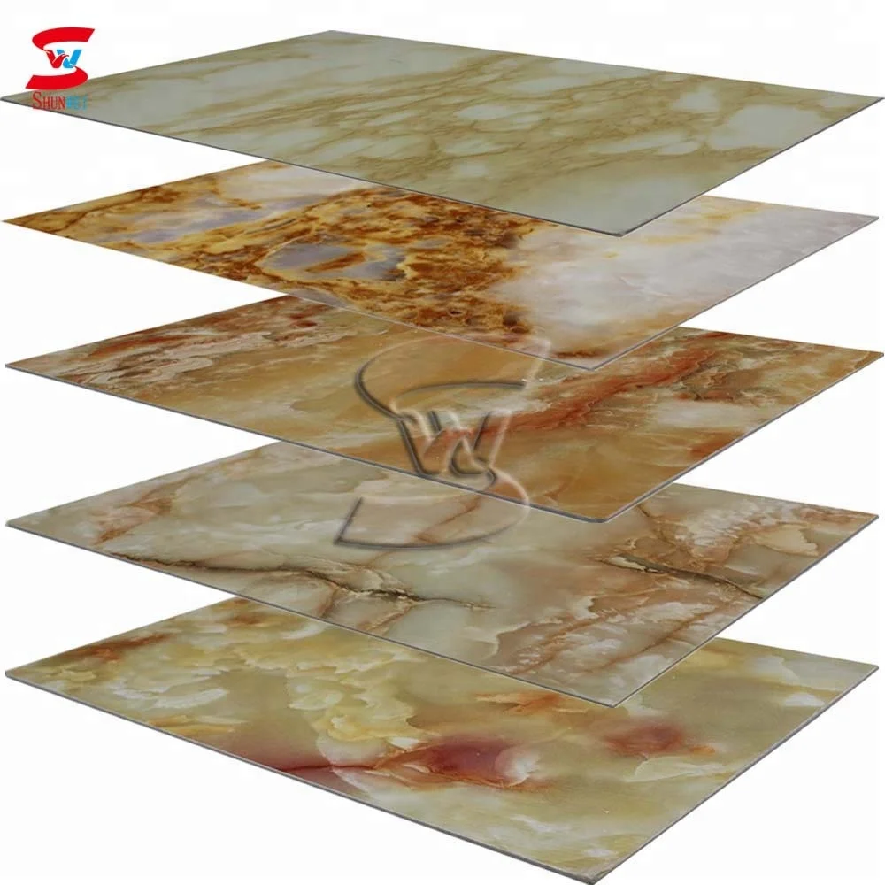 waterproof 1220*2440mm pvc film laminated sheet pvc marble wall panel price