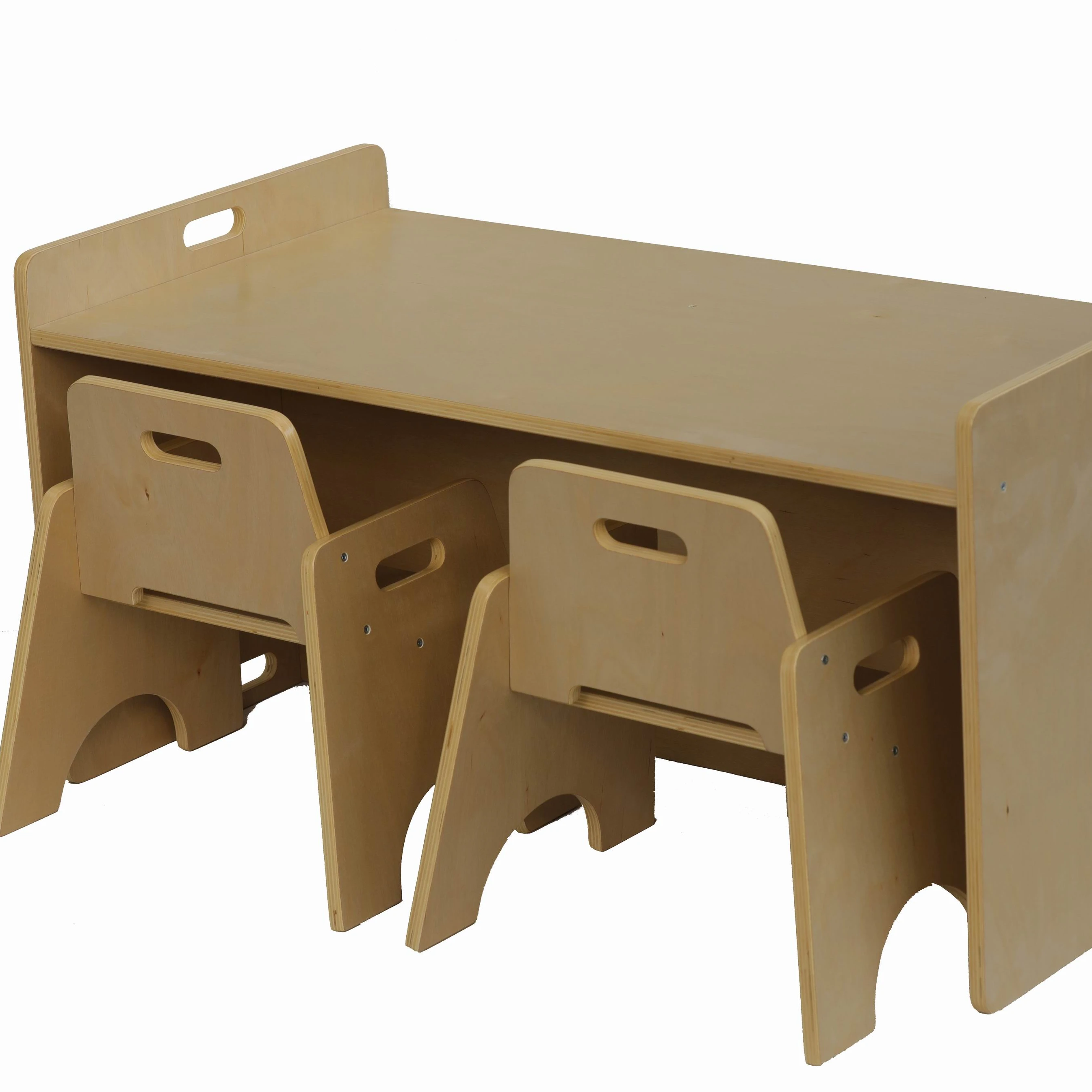 
Children wooden Chairs with table 