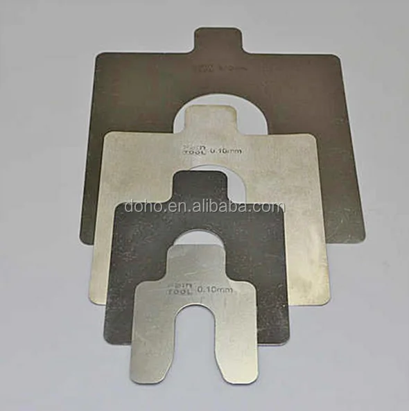 Customized stainless steel U slotted shims factory