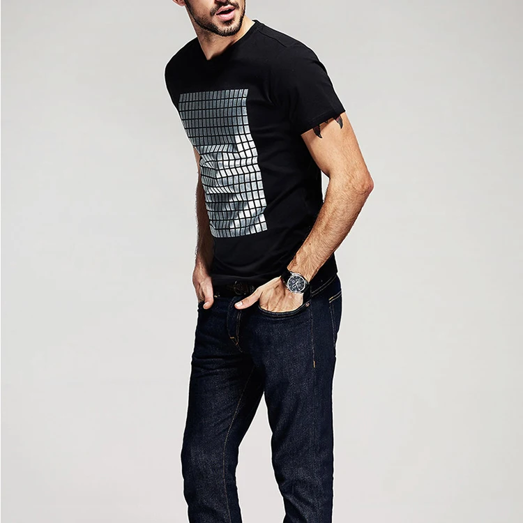 
China Sparely Manufacturer Accept Custom Design Your Own T Shirt 3D Print Tshirt With Your Own Logo 