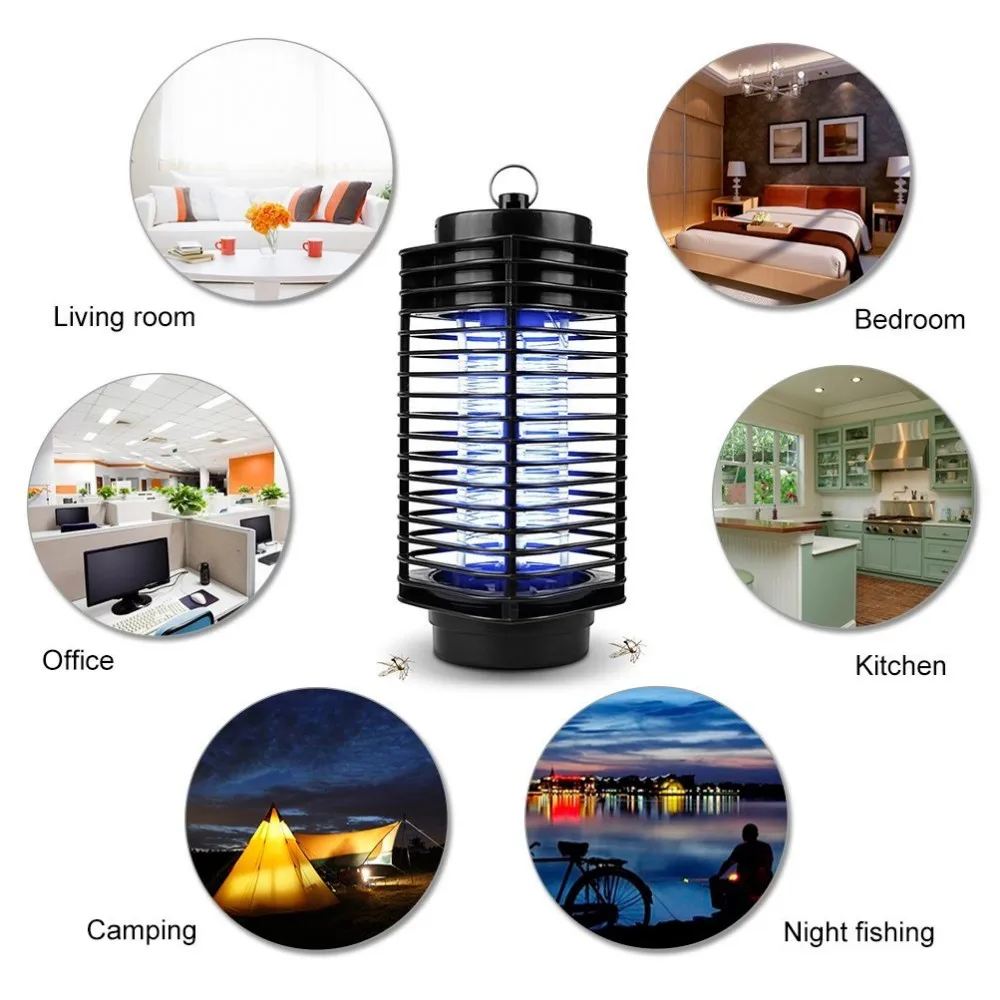 Indoor Safe Electric Insect Catcher Fly Trap without Stimulation Mosquito Killer bug zapper