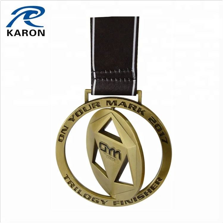 cheap bulk personalized revolve medal for wholesale