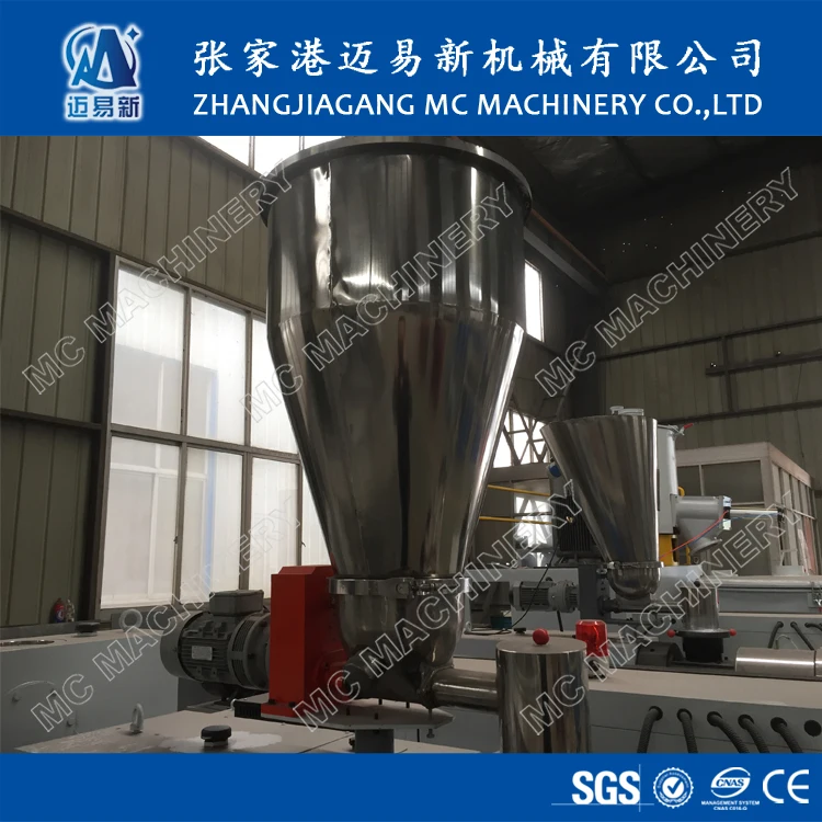 SJZ80/156 PVC twin screw plastic extruder
