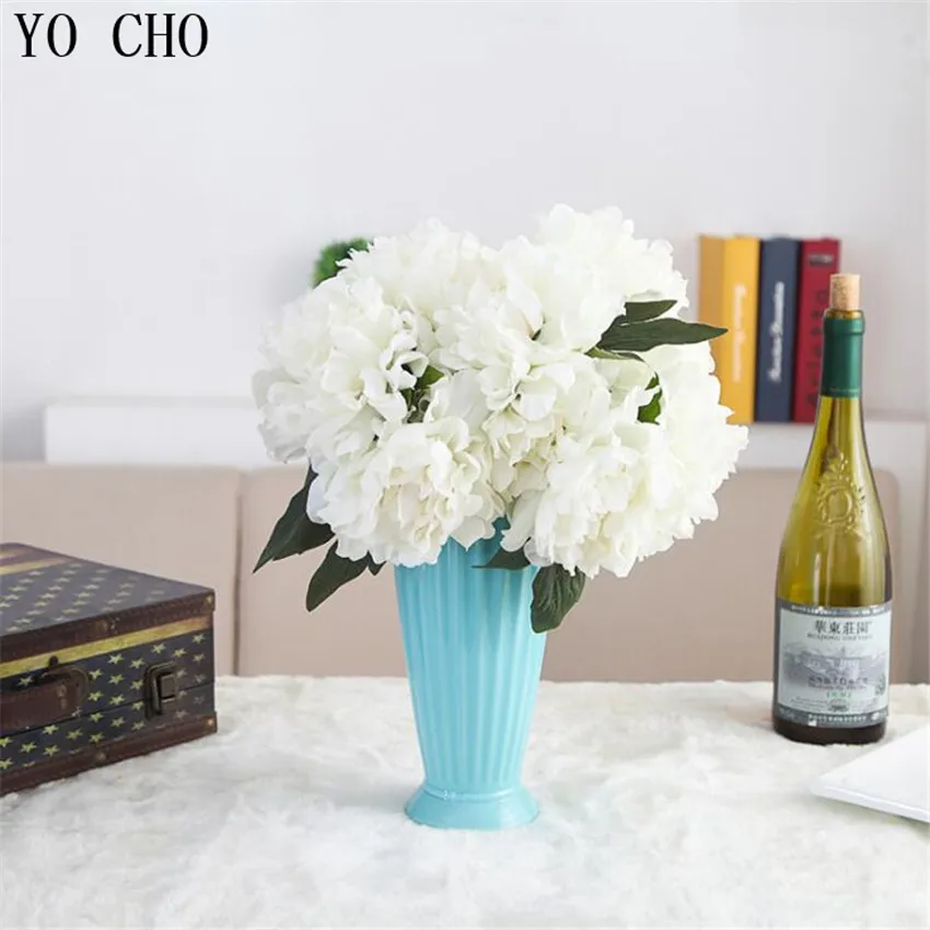 YO CHO wholesale artificial flower wedding home table centerpieces decor decorative real touch artificial silk peony flower