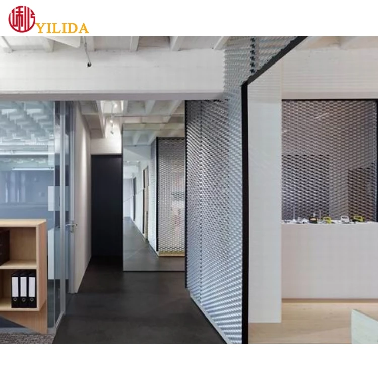  Расширенные металлические сетчатые 3d настенные панели для дизайна интерьера