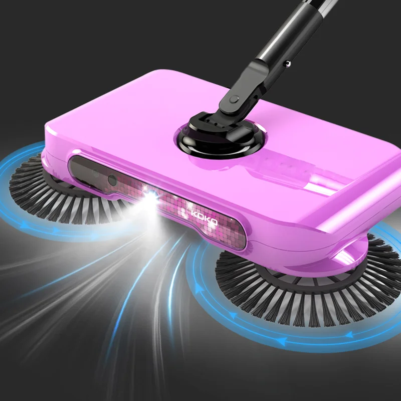 Carpet hair Cleaning Hand Push Sweeper Spin Broom