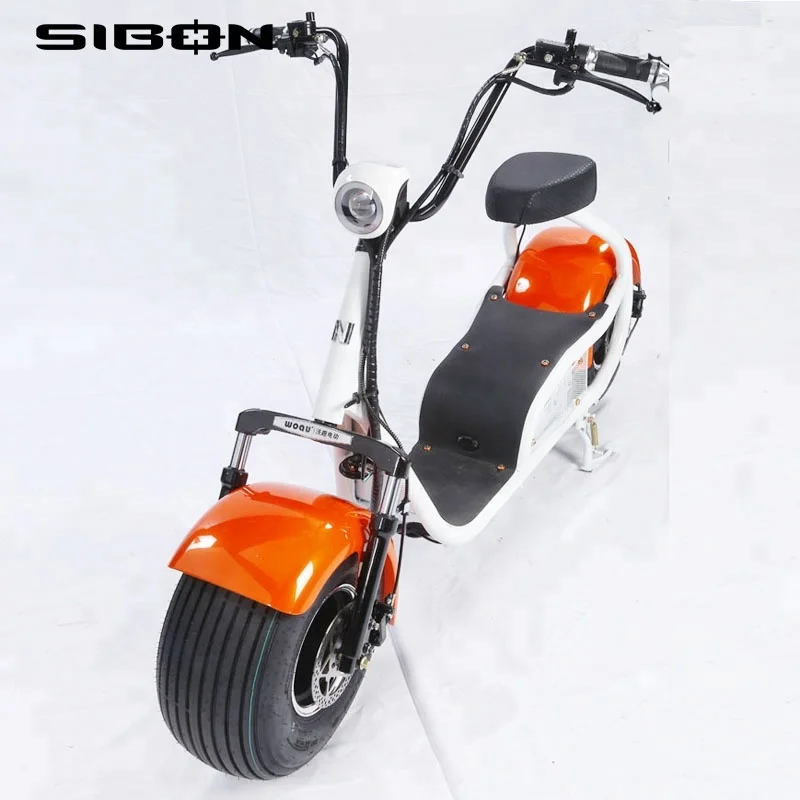 SIBON electric fat bike disc brake orange 1000w electric scooter adult