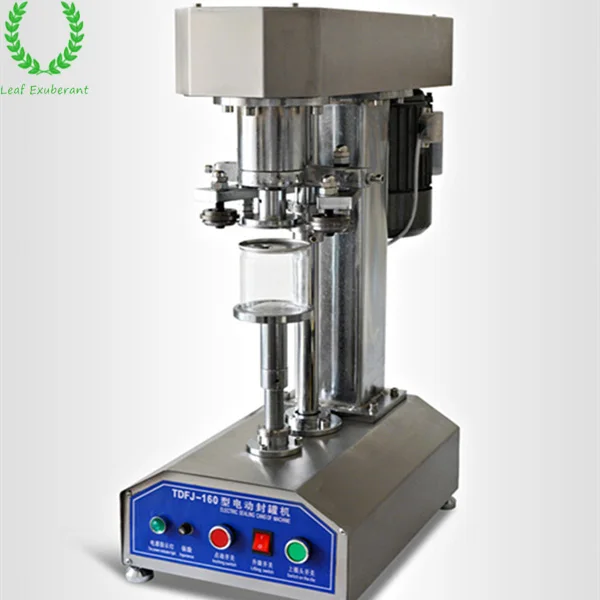TDFJ-160 Semi automatic table type tin can sealer machine
