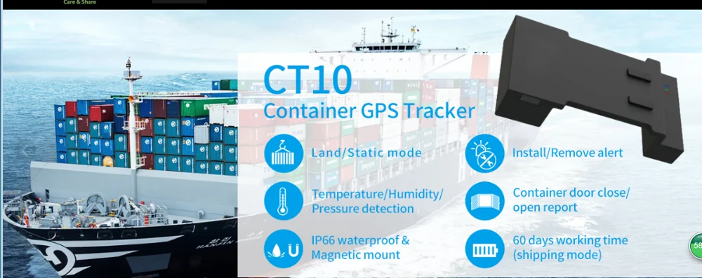 JIMI CT10 3G GPS Tracker  for Container Asset Cargo Tracking
