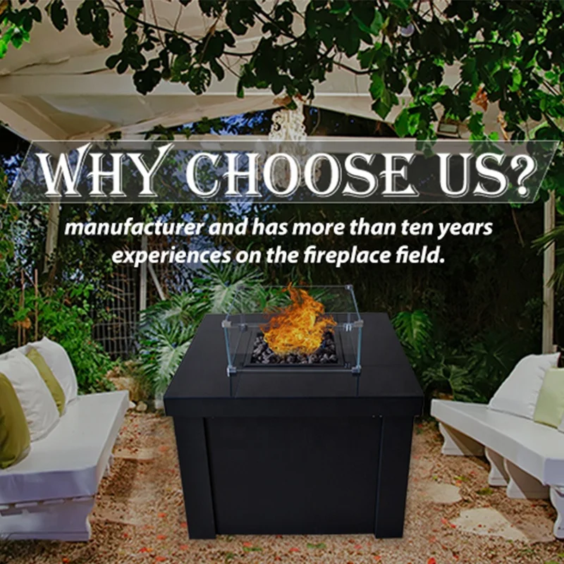 
FPS 817 gas fire pit steel firepit Garden 