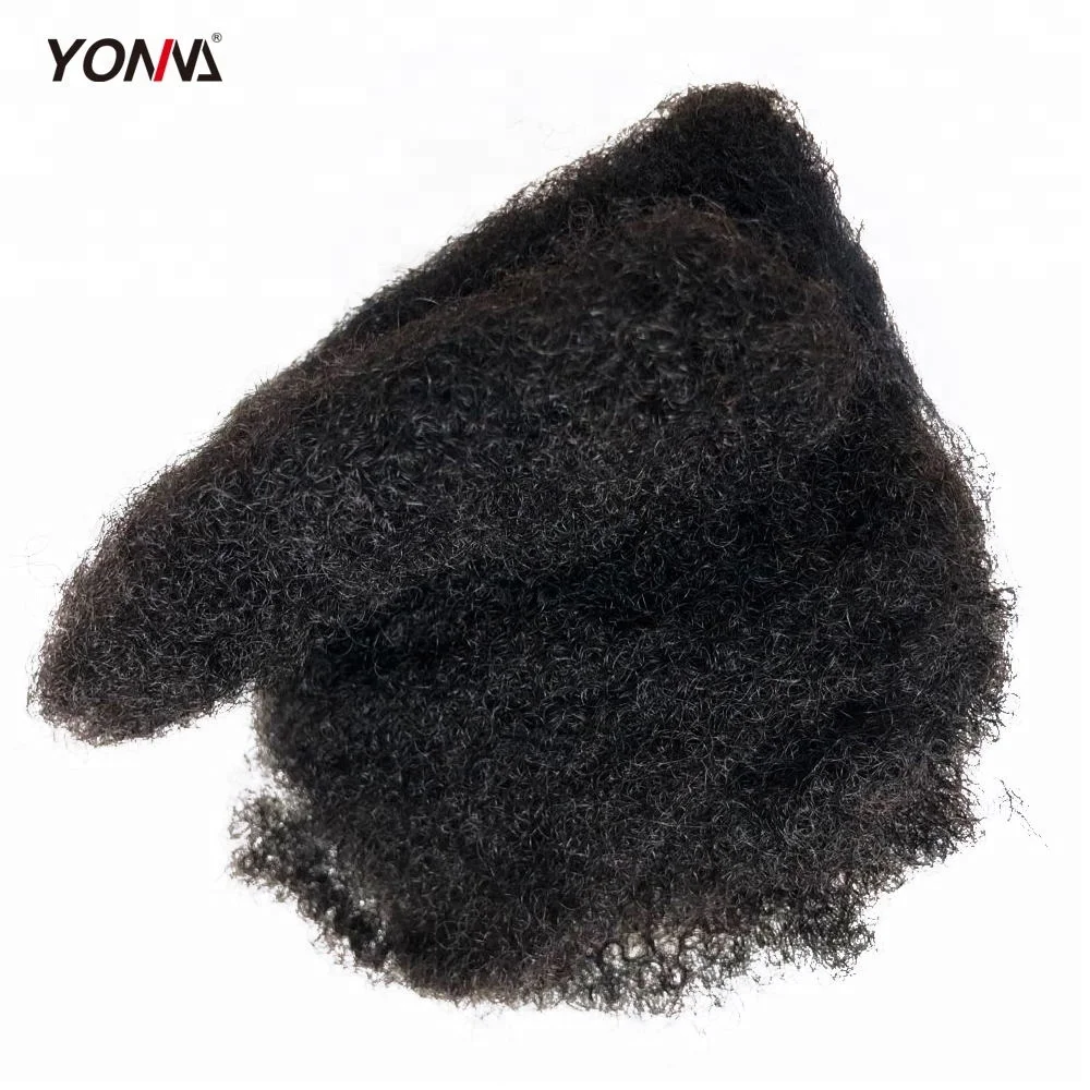 
YONNA Hiar Tight Afro Kinky Curly Bulk hair for Dreadlocks Twist Braids 4pcs 100g/lot 