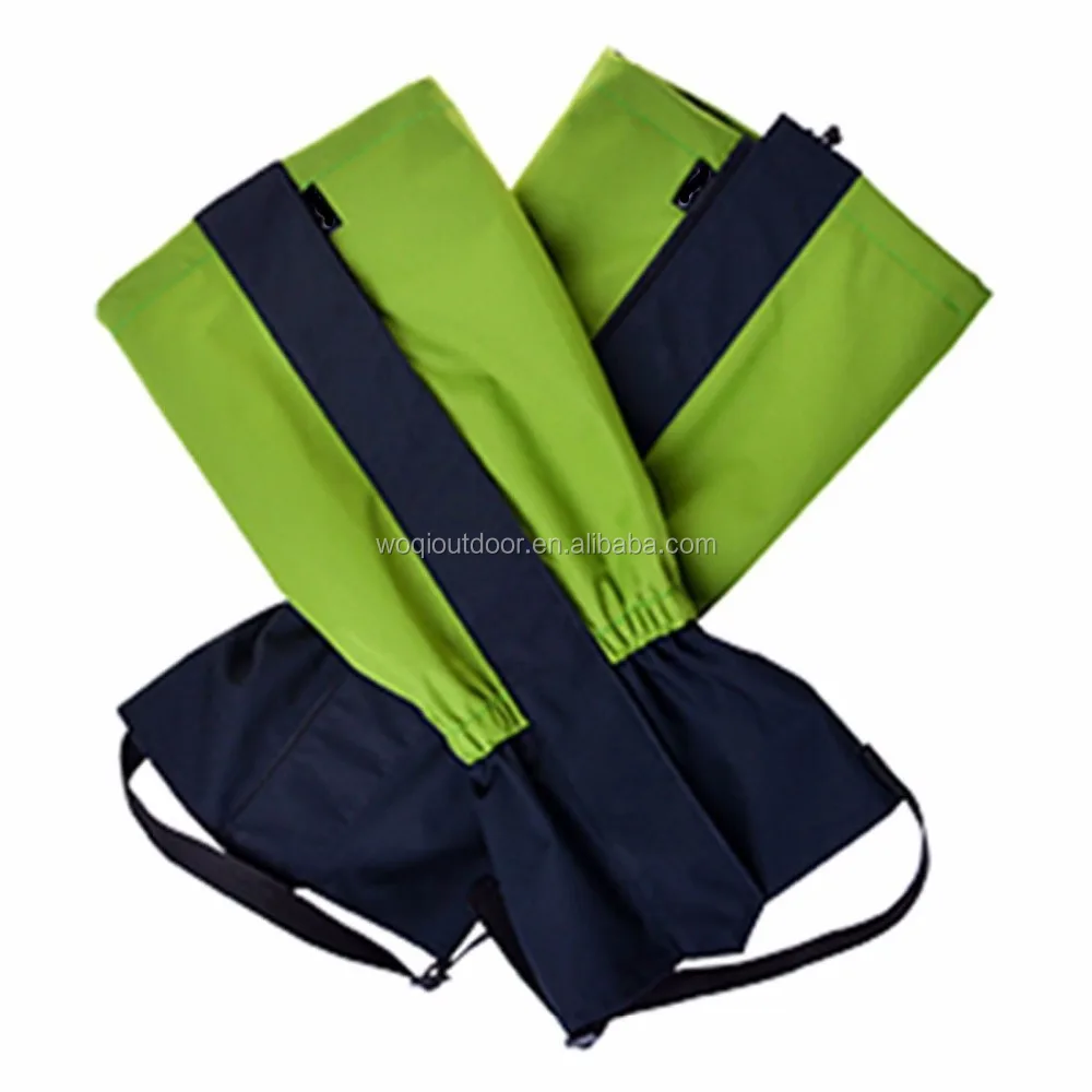 Woqi Hot sale Customized High quality Leg Gaiters OEM Durable Oxford Outdoor sports leg gaiters