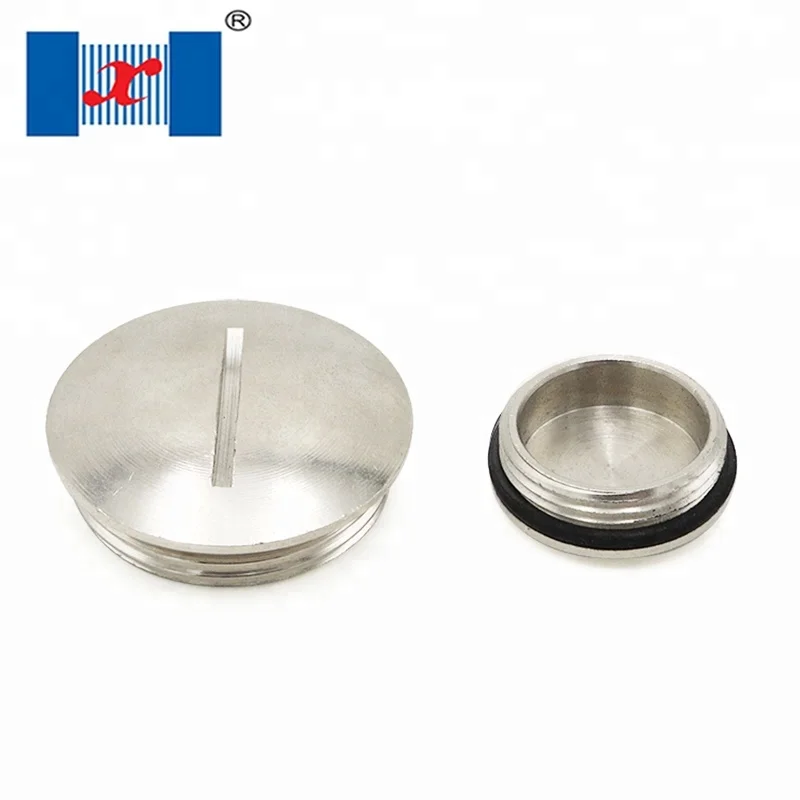 Waterproof IP65 Brass Screw Cap M18 Stop Plug For Junction Box