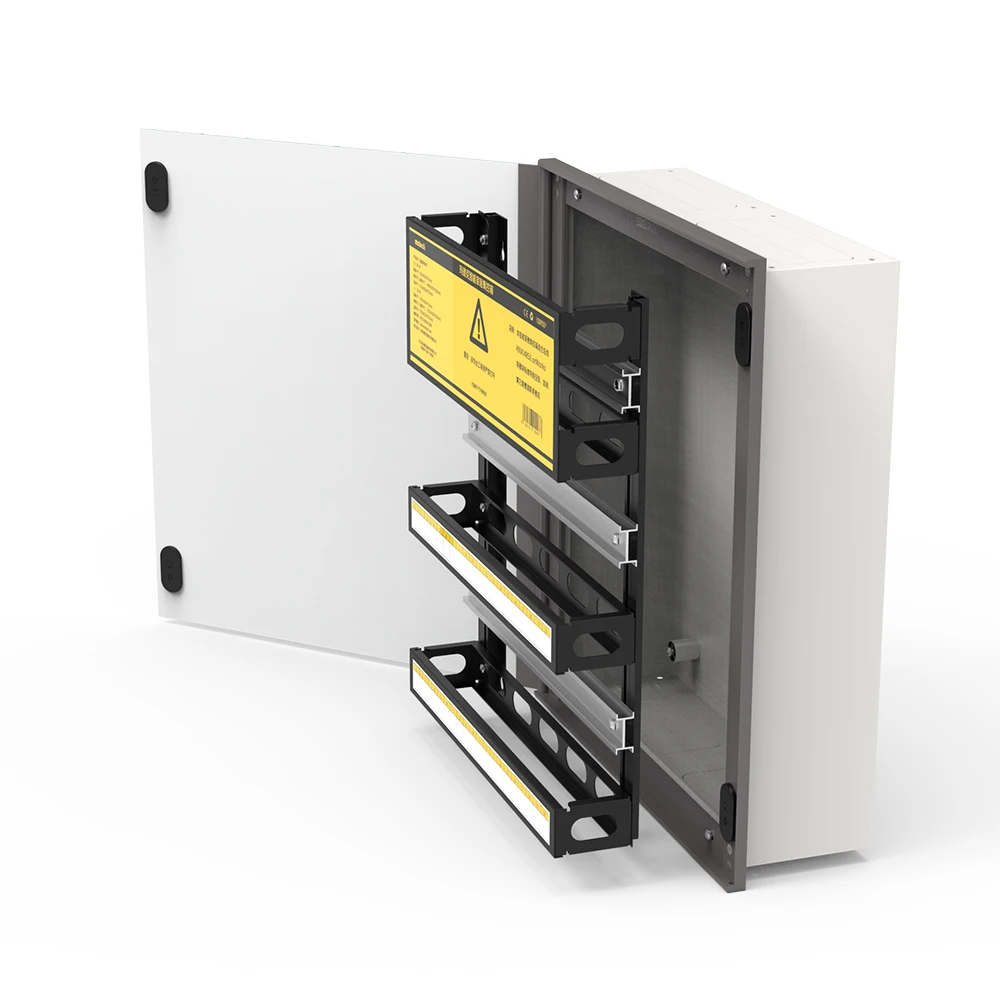 New design large power Distribution Box 56P 72P smart home mcb metal electronic enclosure