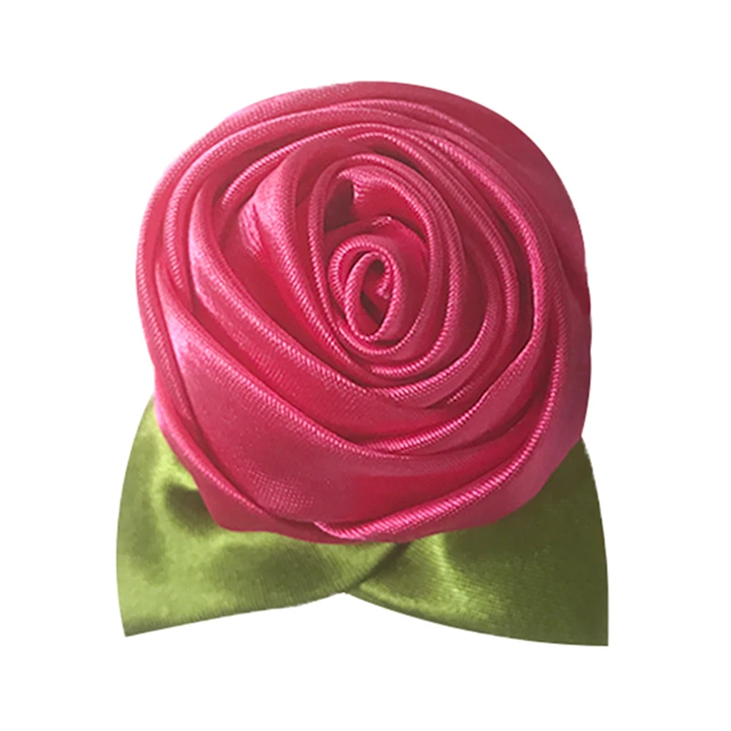 Hot sell handmade roses for clothing