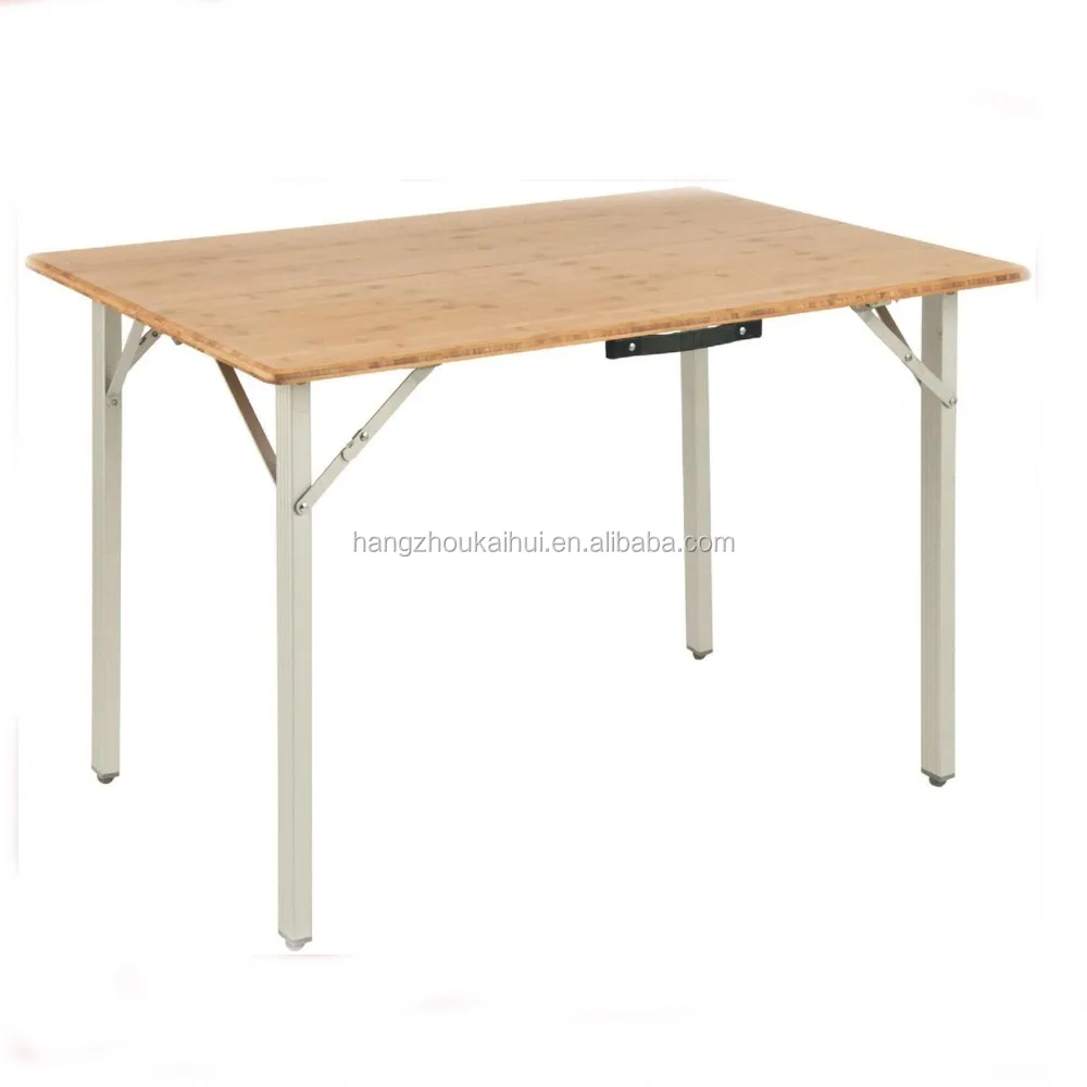 Высококачественный двухслойный Бамбуковый стол для улицы