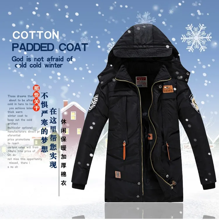 Boys and Adolescents in The Long Section of The Korean Version of The Casual Jacket Optional Color,Red,120 2019 New Thickening Childrens Down Jacket