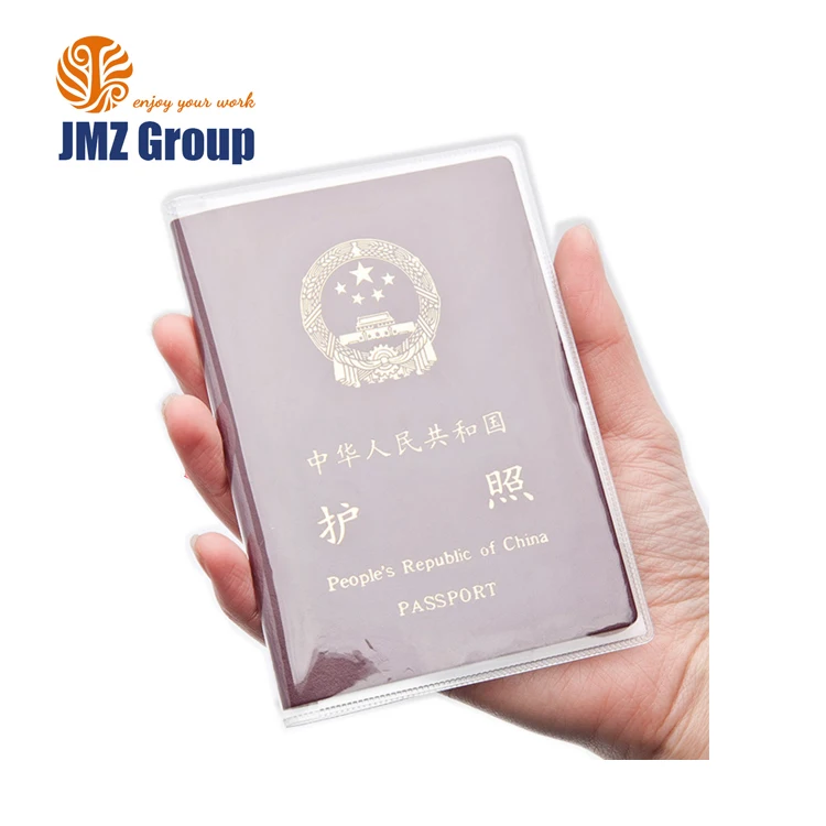 Custom clear pvc passport holder passport case wholesale passport holders