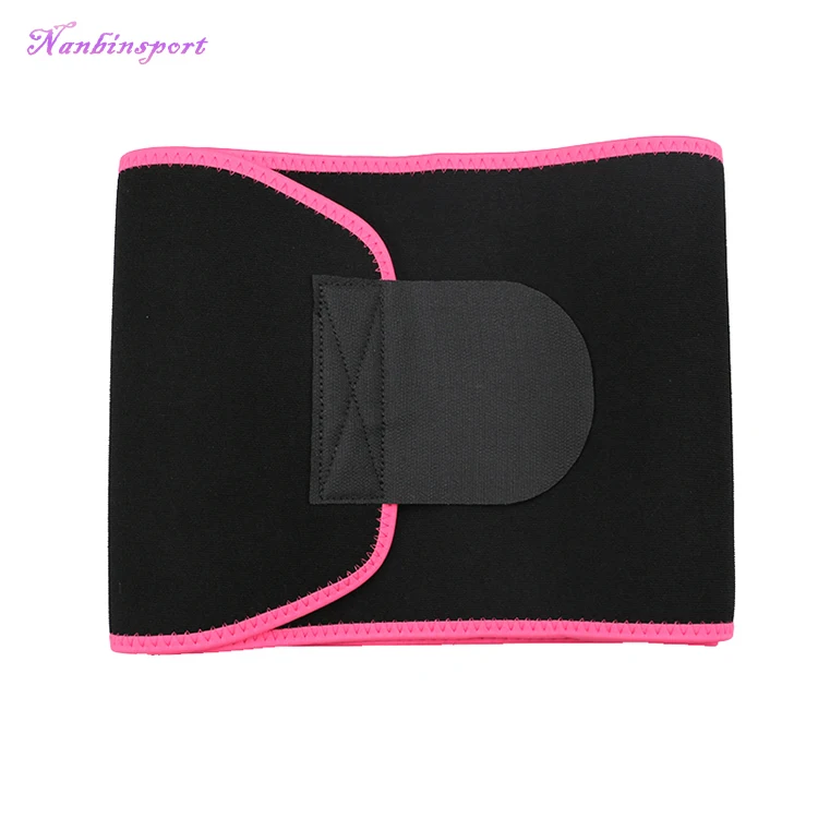 
NANBIN Free Sample Weight Loss Latex Design Sweat Shaper Slimming Belt Plus Size Waist Trimmer Belt 
