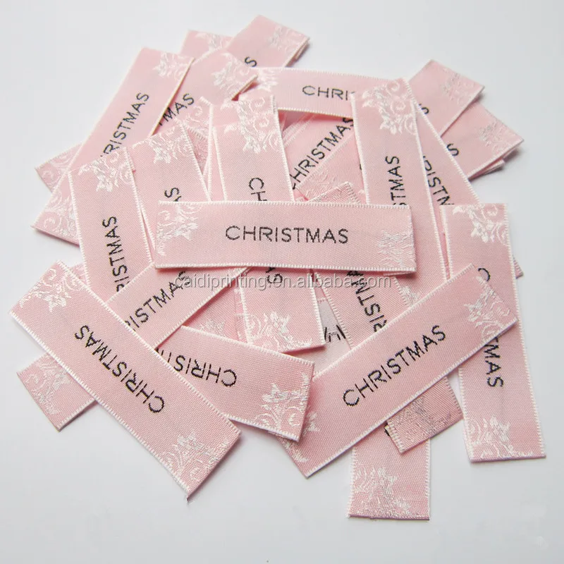 customized competitive price satin fabric garments label printers