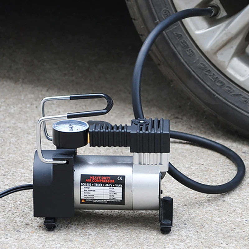 Car Tyre air Pump, Automobile Tyre Inflating Inflator, Vehicle Inflator Pump Car Tire Repair Kit