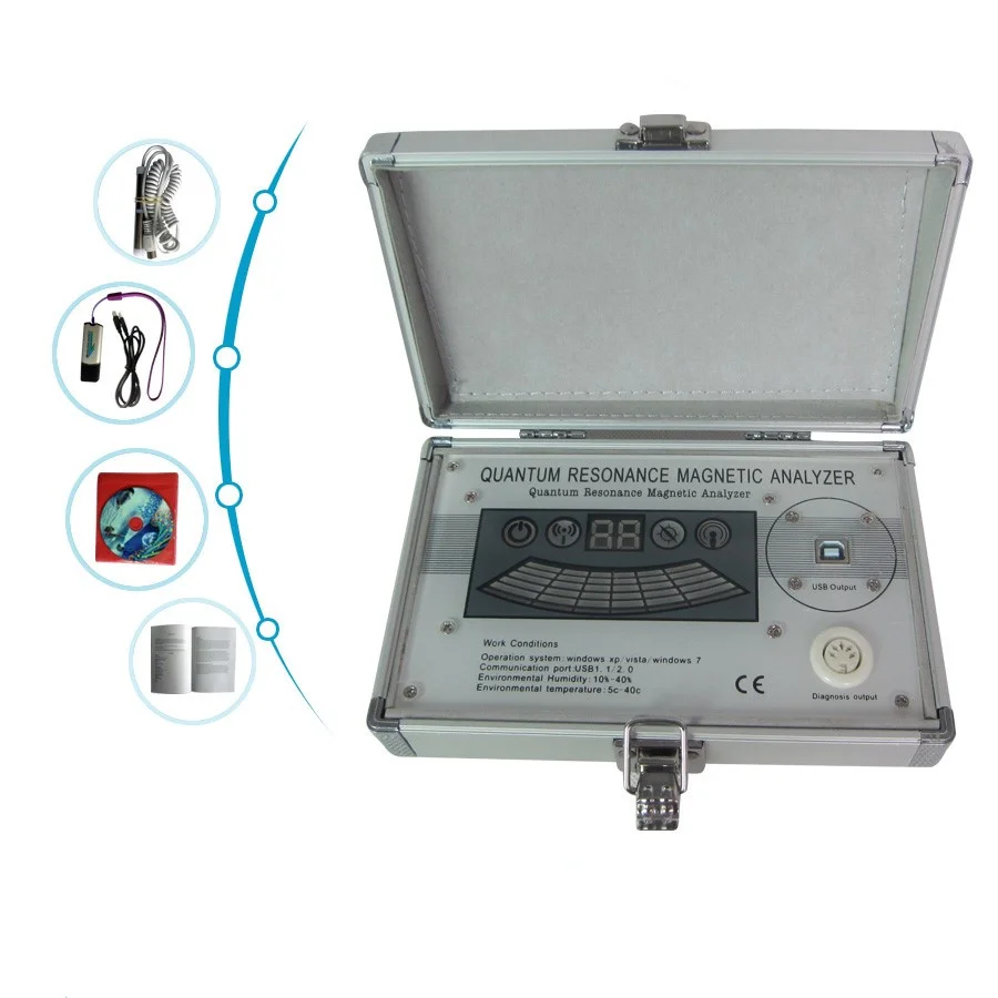Quantum resonance magnetic body health analyzer / bio quantum system