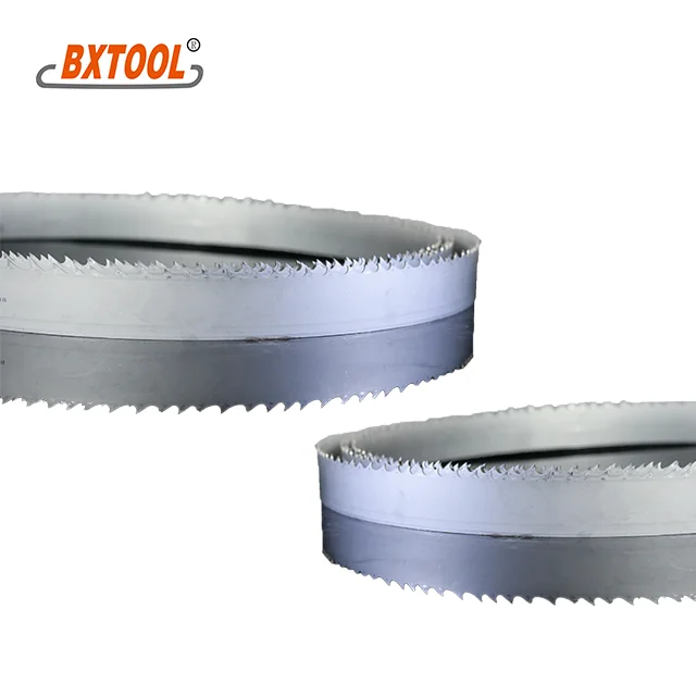 
BXTOOL-M42/X 80*1.60mm inch 3 5/8*0.063 factory price bimetal band saw blade for cutting large and heavy metals 