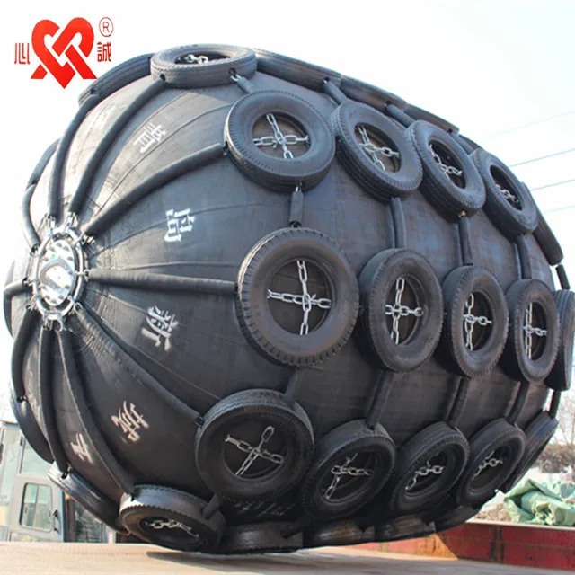 Tires and chain Nets type Pneumatic Yokohama Ship rubber Fender