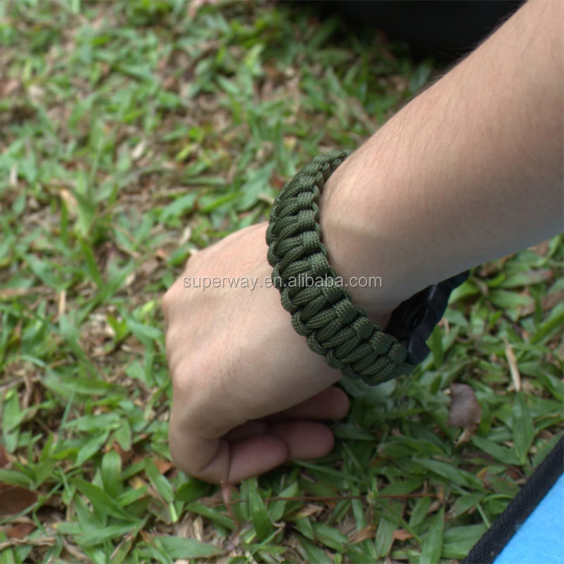 
Survival Bracelet SOS survival emergency paracord bracelet 