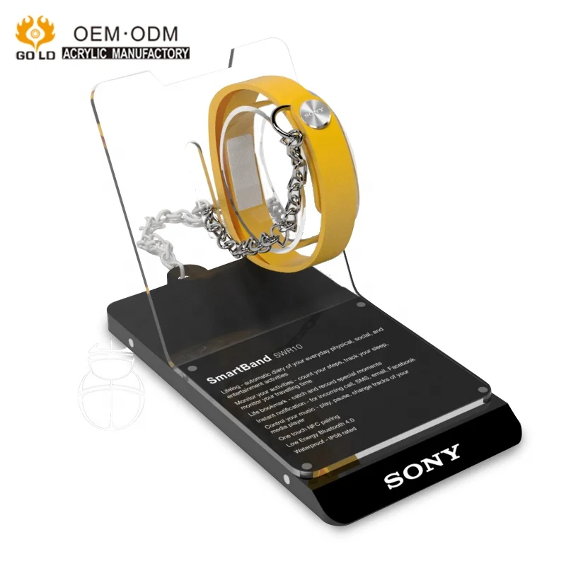 Wholesale Custom Modern Design Acrylic Wrist Watch Display Stand