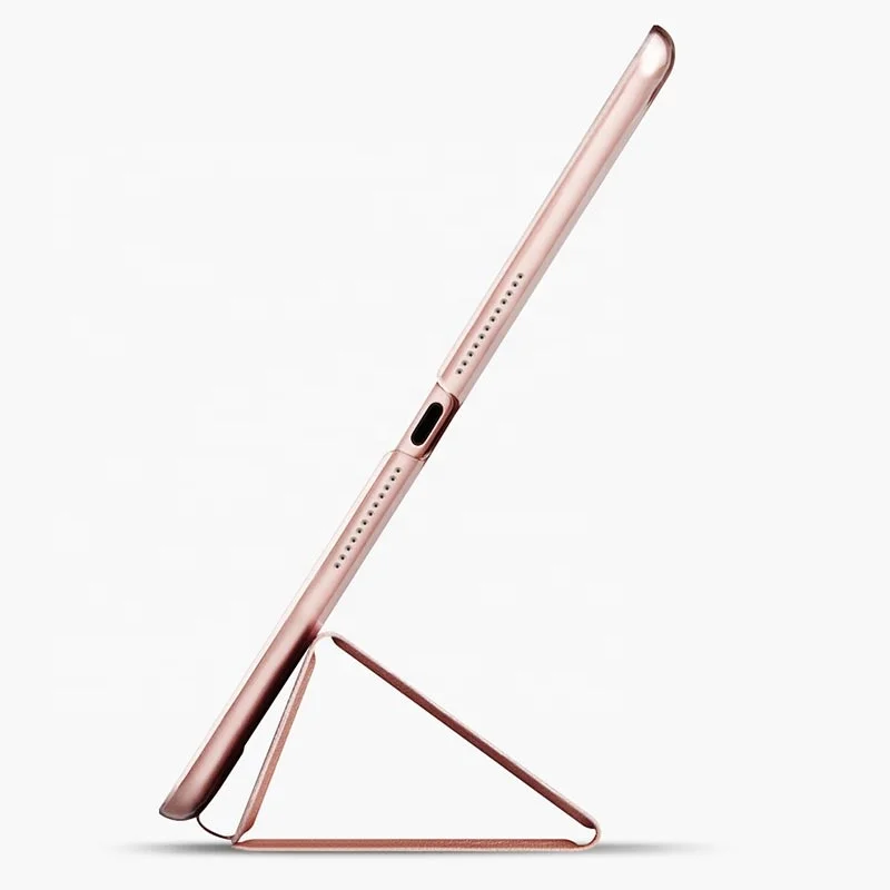 For iPad Air 2 Ultra Slim Magnetic Smart transparent Case Hard PC back