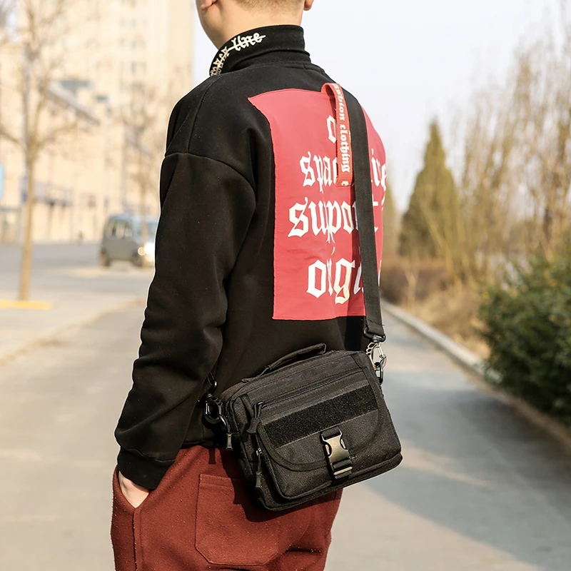 
Outdoor Climbing Oxford Sling Bag Military Tactical messenger bag for men women warrior cycling camping Pack Belt Bag 