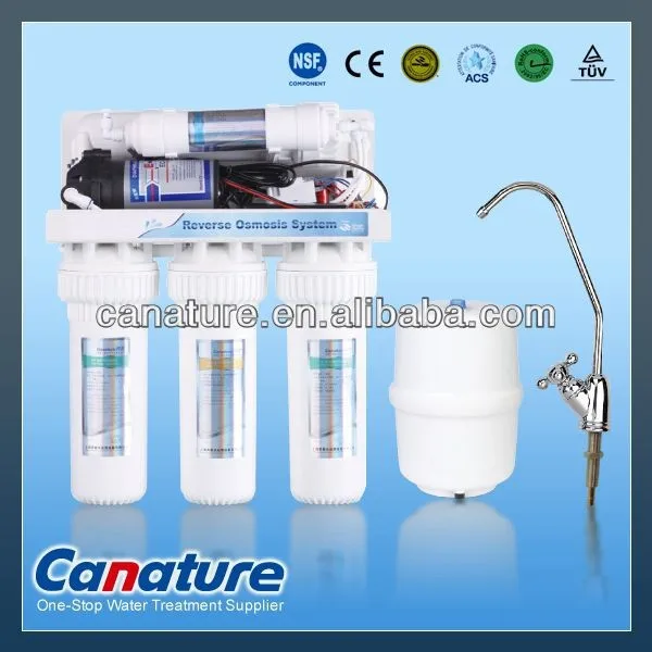 
Best sell household 5 stage Reverse Osmosis RO water filter system, RO manufacturer 