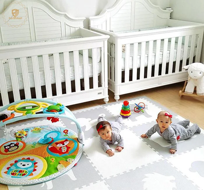 9 Pcs Animals Pattern Carpet EVA Foam Puzzle Mats For Kids Floor Play Mat