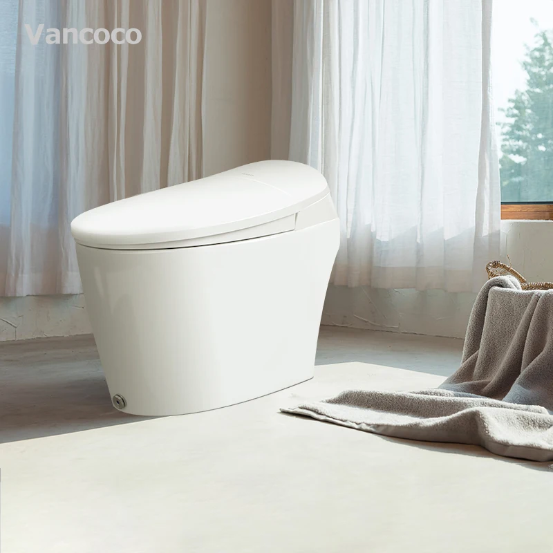 Vancoco smart toilet VCC76 Convenient Installation And Removal fashion design automatic body-cleaning toilet