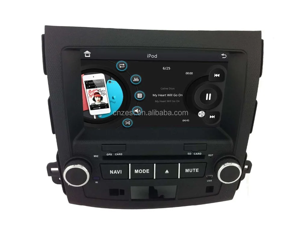  Автомобильный dvd vcd cd mp3 mp4 плеер для Mitsubishi Outlander автомобильный радио gps аудио навигационная система