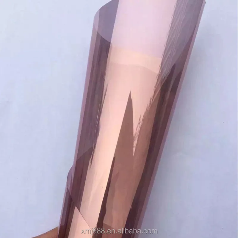 VLT 70% Sputter Reflective Smart Mirror Tint Film Popular Rose Gold Car Tint Film