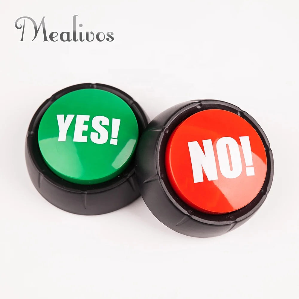 Yes and No Decision Buzzer Buttons - 2 Pack