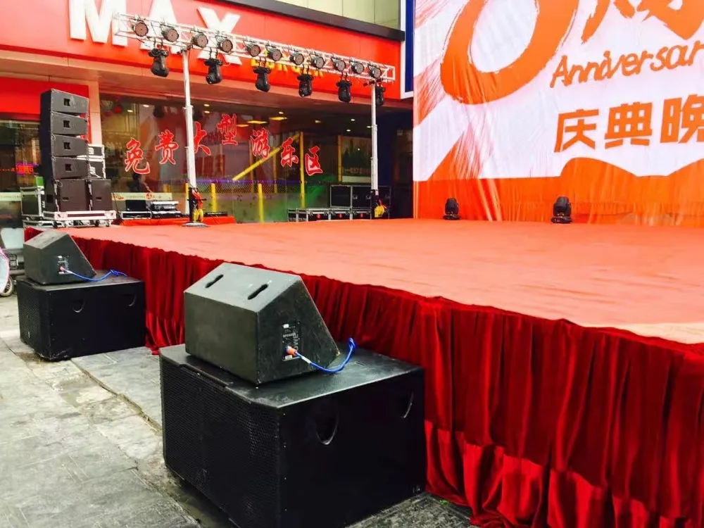 boutum AR-152M outdoor professional 450W 15 inch stage monitor speaker box
