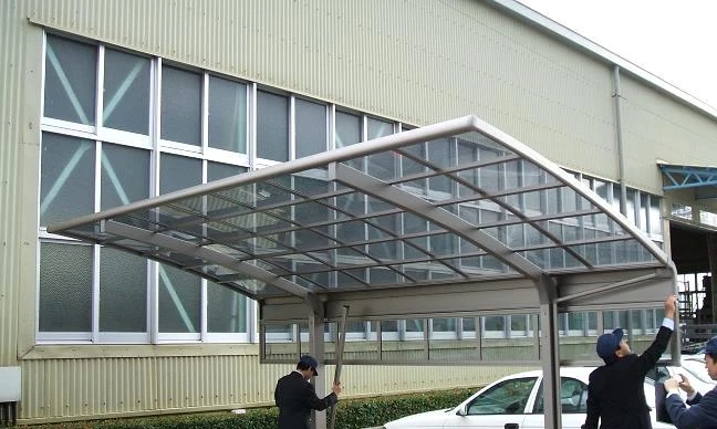 Алюминиевые поликарбонатные крыши для гаражей, навесы и навес