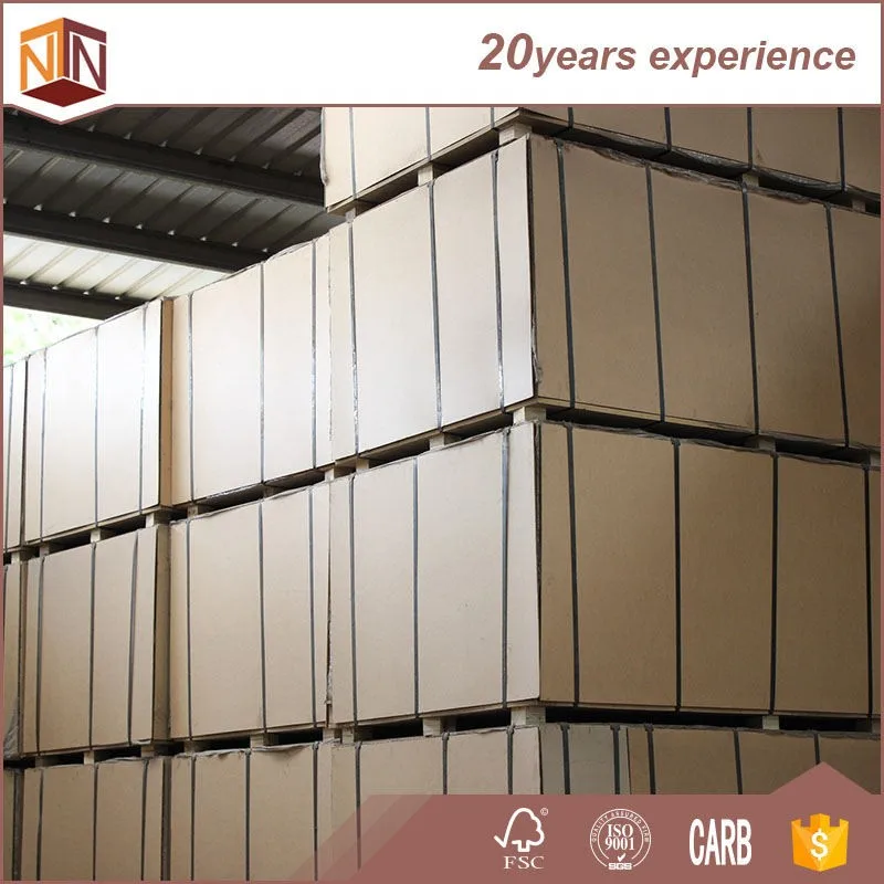 Factory Direct Supply Pine Wood Fiberboard Raw MDF Sheet