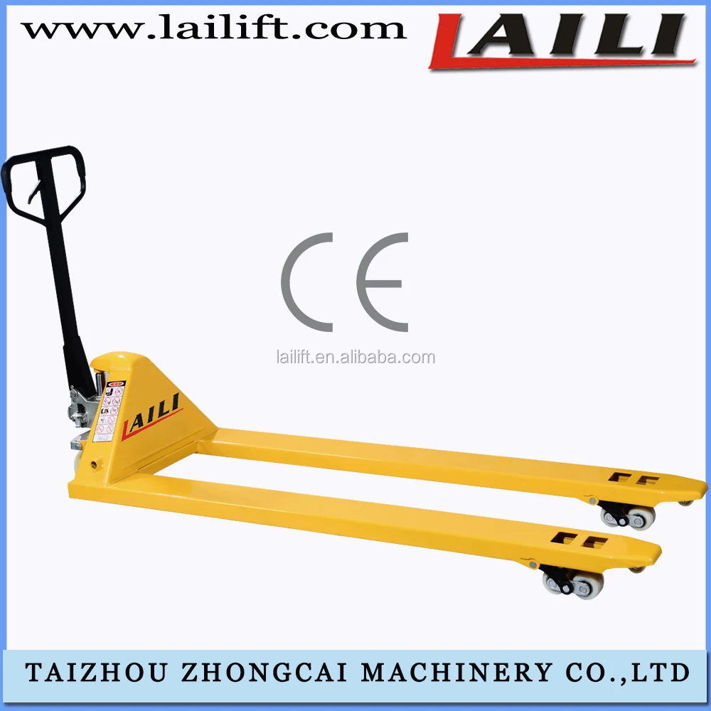 LAILI 2ton Hand Pallet Truck Long Forks China