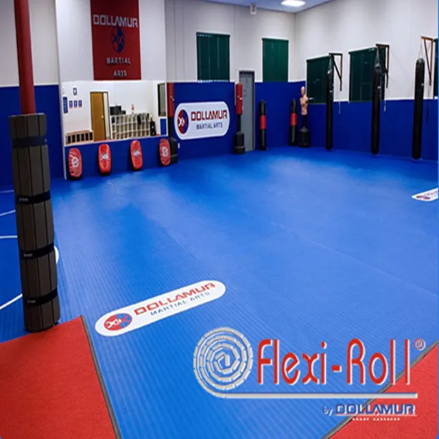 
flexi roll boxing mat tatami kickboxing mat MMA rolling mat 