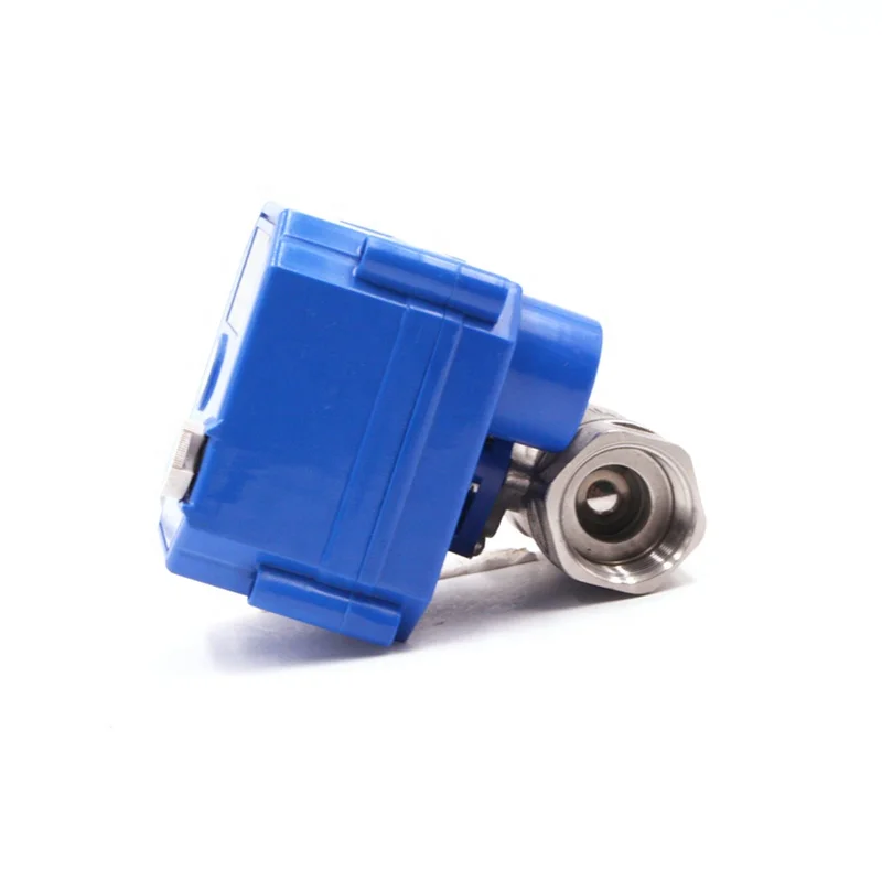 CWX-25S mini electric actuator motor water ball valve 5V 12V 24V 110V 220V motorized ball valve automatic shut-off valve