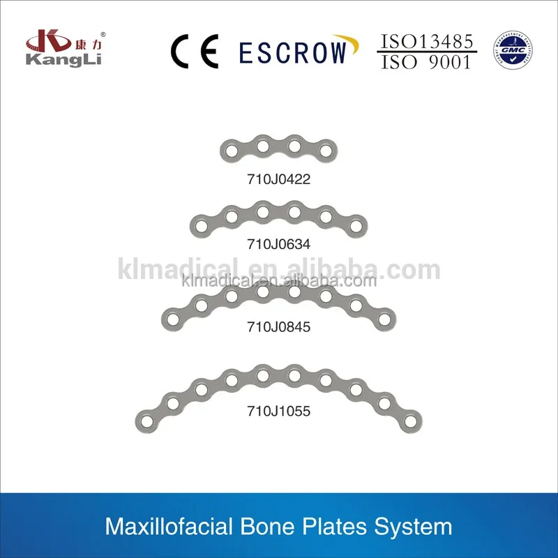 
maxillofacial plates and screws for surgery instruments 