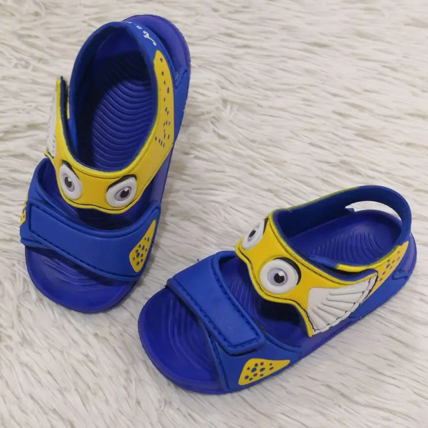 Китайские сандалии оптом, детские летние сандалии для мальчиков, забавные сандалии EVA на платформе, размер 24-29 #