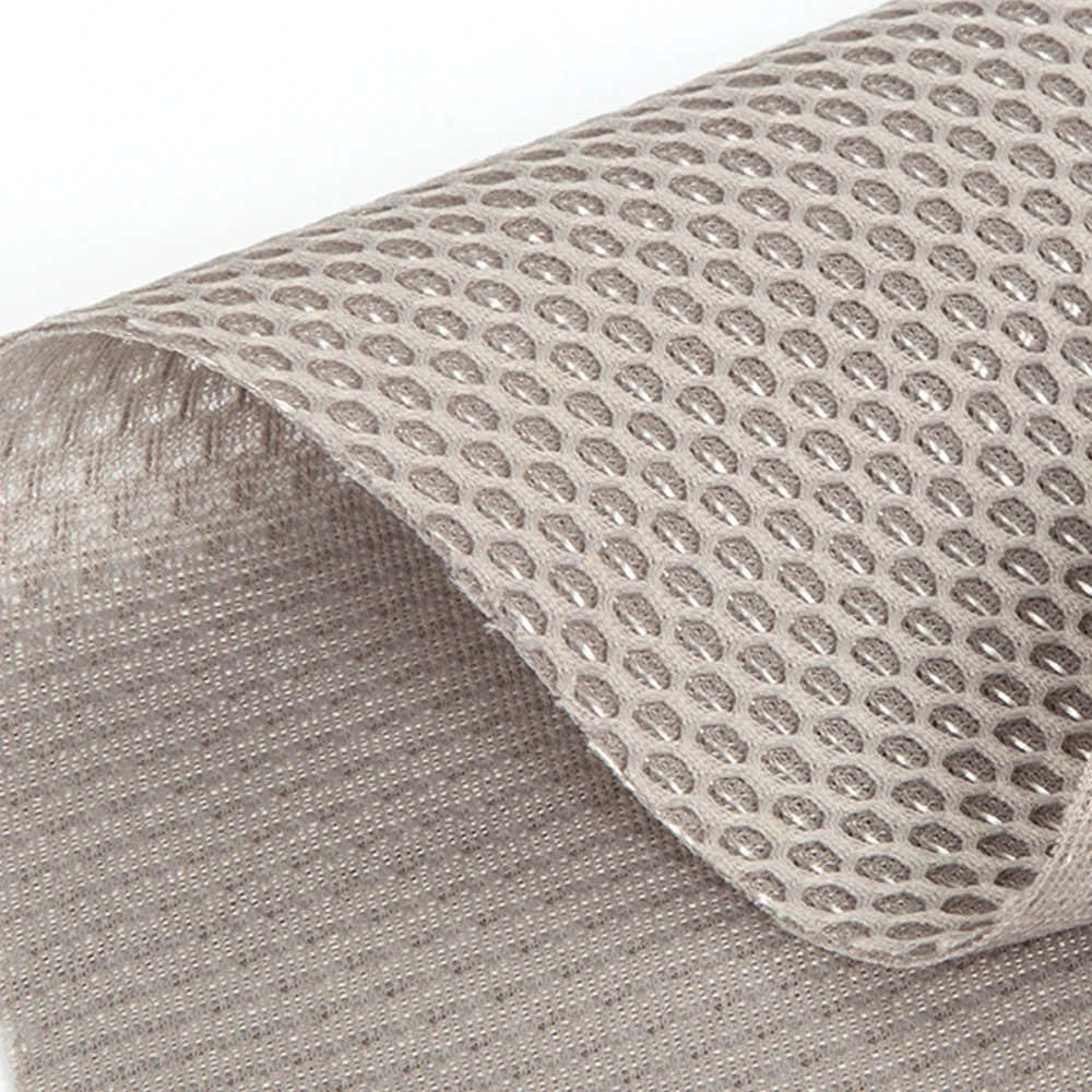 HH-029 100% polyester net fabric breathable eco-friendly 3d air mesh fabric for home textile car seat car seat covers double mes