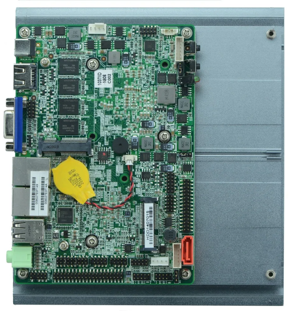 Безвентиляторный Intel 3317U Промышленных материнских плат